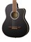 Ortega RCE145BK Family Series Pro Классическая гитара, размер 4/4, черная RCE145BK