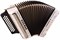 HOHNER Corona III BbEbAb white-Columbia - Аккордеон диатонический A5774