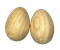 Шейкер деревянное яйцо Wood Egg